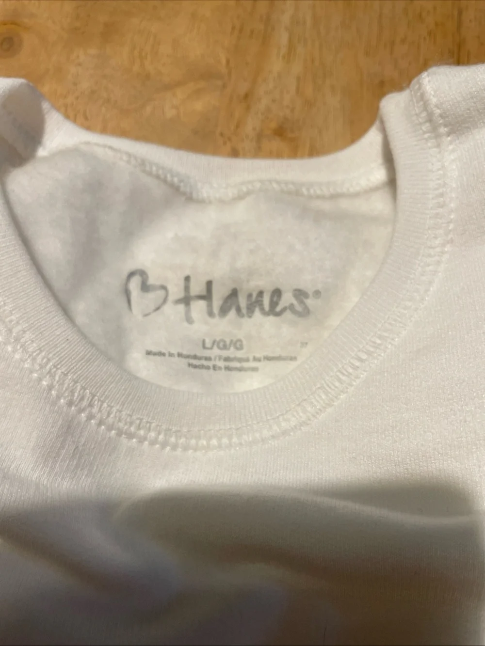 NWT Hanes Kids White Crewneck Sweatshirt